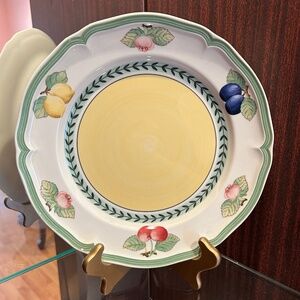 Villeroy and Boch French Garden Premium Porcelain Dinner Plate Set of 4